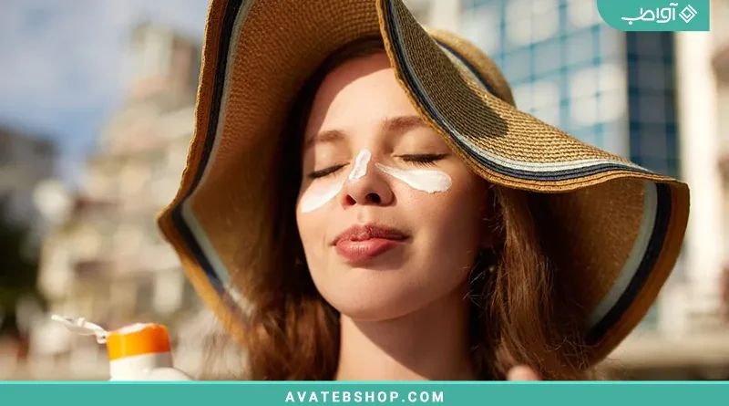 تمدید کرم ضد آفتاب روی پوست صورت